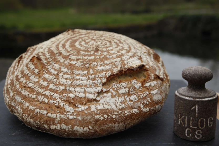 Pain blanc cuit sur pierre (+/- 500gr, Non-coupé)