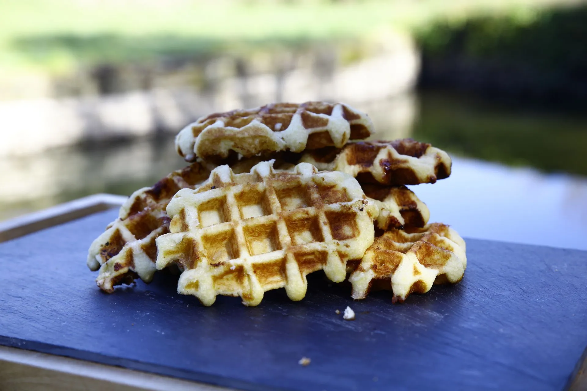 Gaufres d'épeautre au sucre perlé